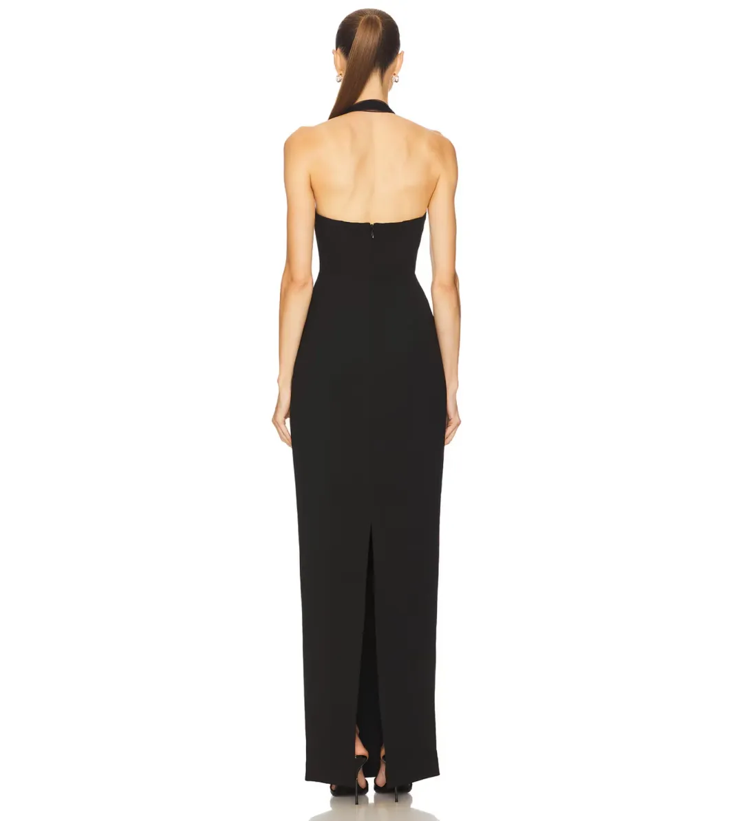 Rachel Gilbert Maria Gown in Black Size AU8 for rent on The Volte - main image