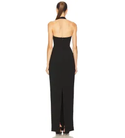Rachel Gilbert Maria Gown in Black Size AU8 for rent on The Volte - image 3