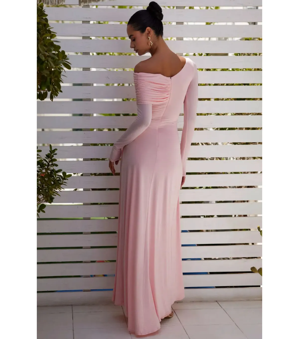 Abyss by Abby Milos Maxi Dress Pink Size S / AU 8 - Image 3