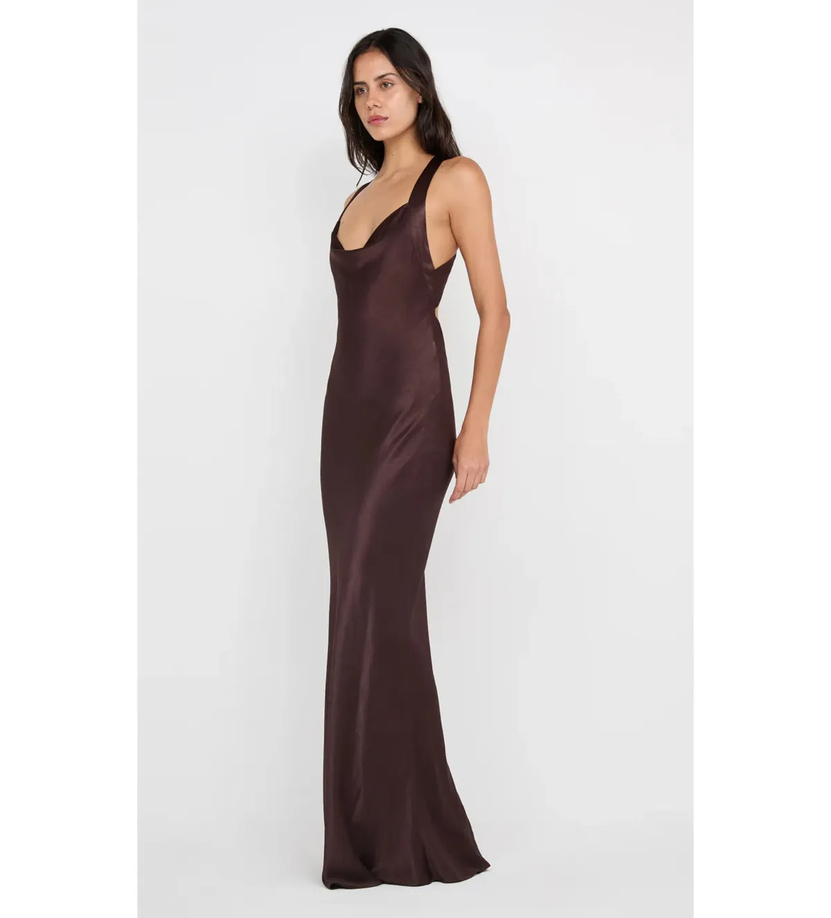 🤎 Bec and Bridge Gia Halter Maxi Dress in Dark Chocolate Size XS / AU 6 🤎 - Image 2