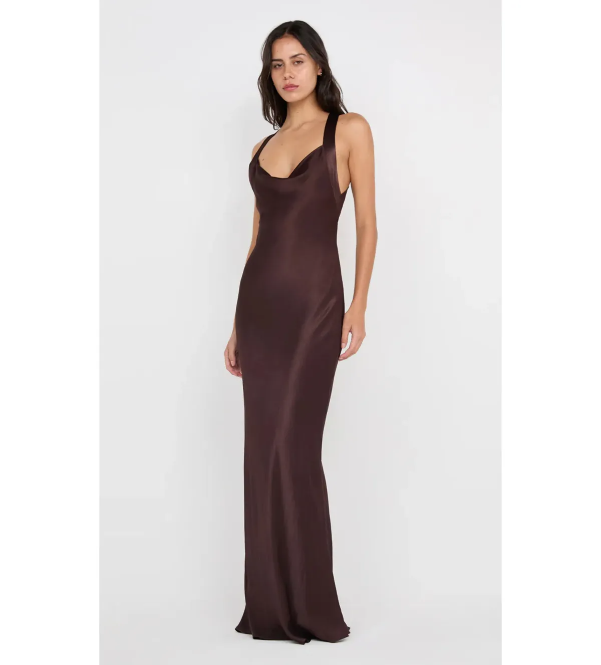 🤎 Bec and Bridge Gia Halter Maxi Dress in Dark Chocolate Size XS / AU 6 🤎 - Image 1