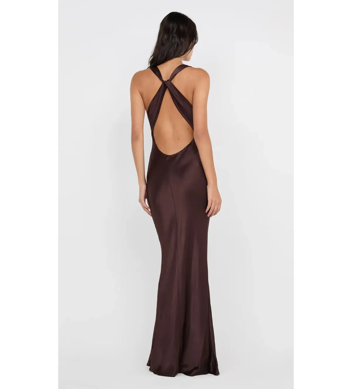 🤎 Bec and Bridge Gia Halter Maxi Dress in Dark Chocolate Size XS / AU 6 🤎 - Image 3