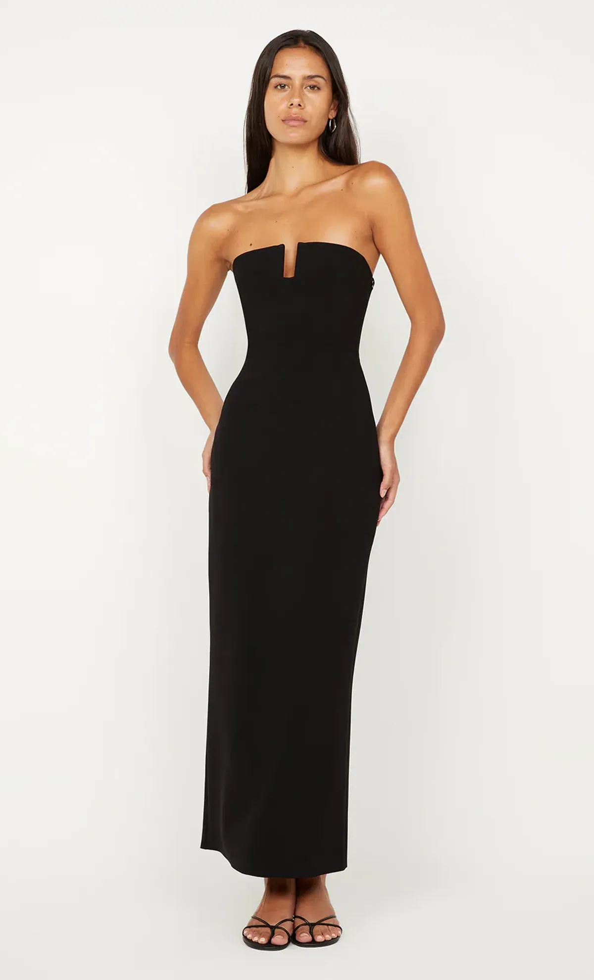 🖤Bec & Bridge Rafi Strapless Dress Black Size 6 🖤 - Image 1