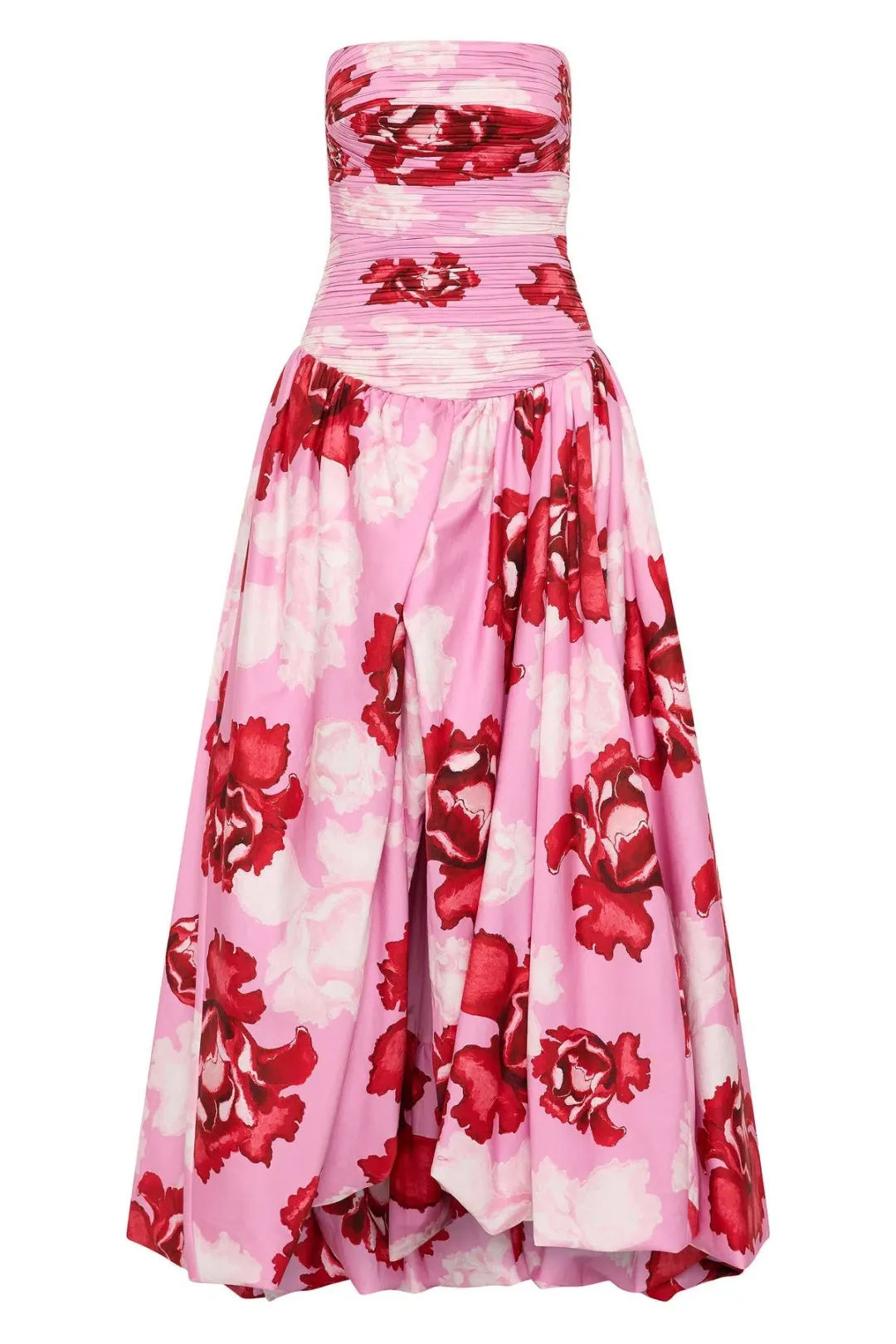 Aje Behold Maxi Dress In Pink Boldly Blooming Size AU 8 for rent on The Volte - main image