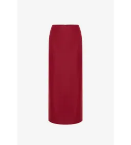 Leo Lin Xuan Rose Top and Jing Maxi Skirt Set Garnet Size 12 for rent on The Volte - image 2