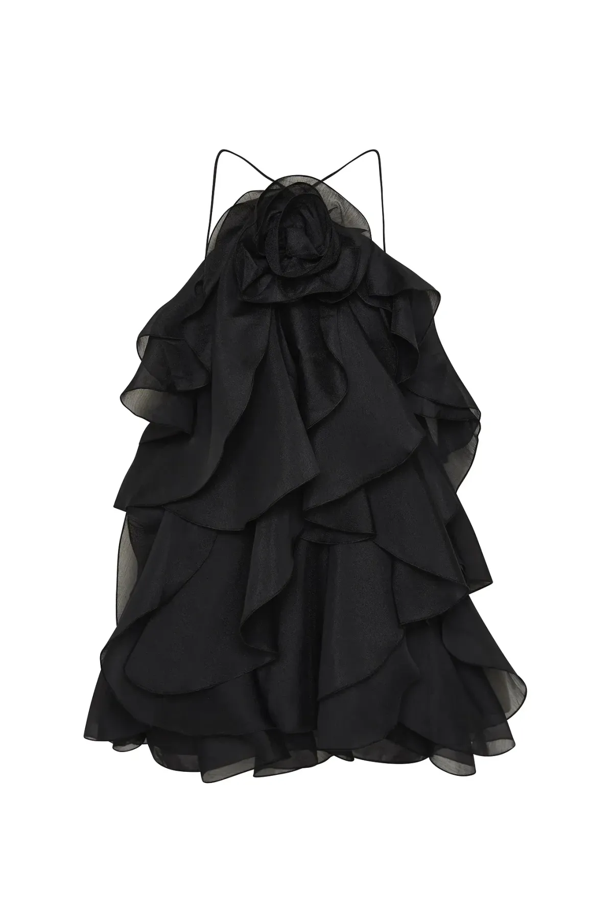 Aje Pandorea Layered Mini Dress Black Size 6 - Image 6