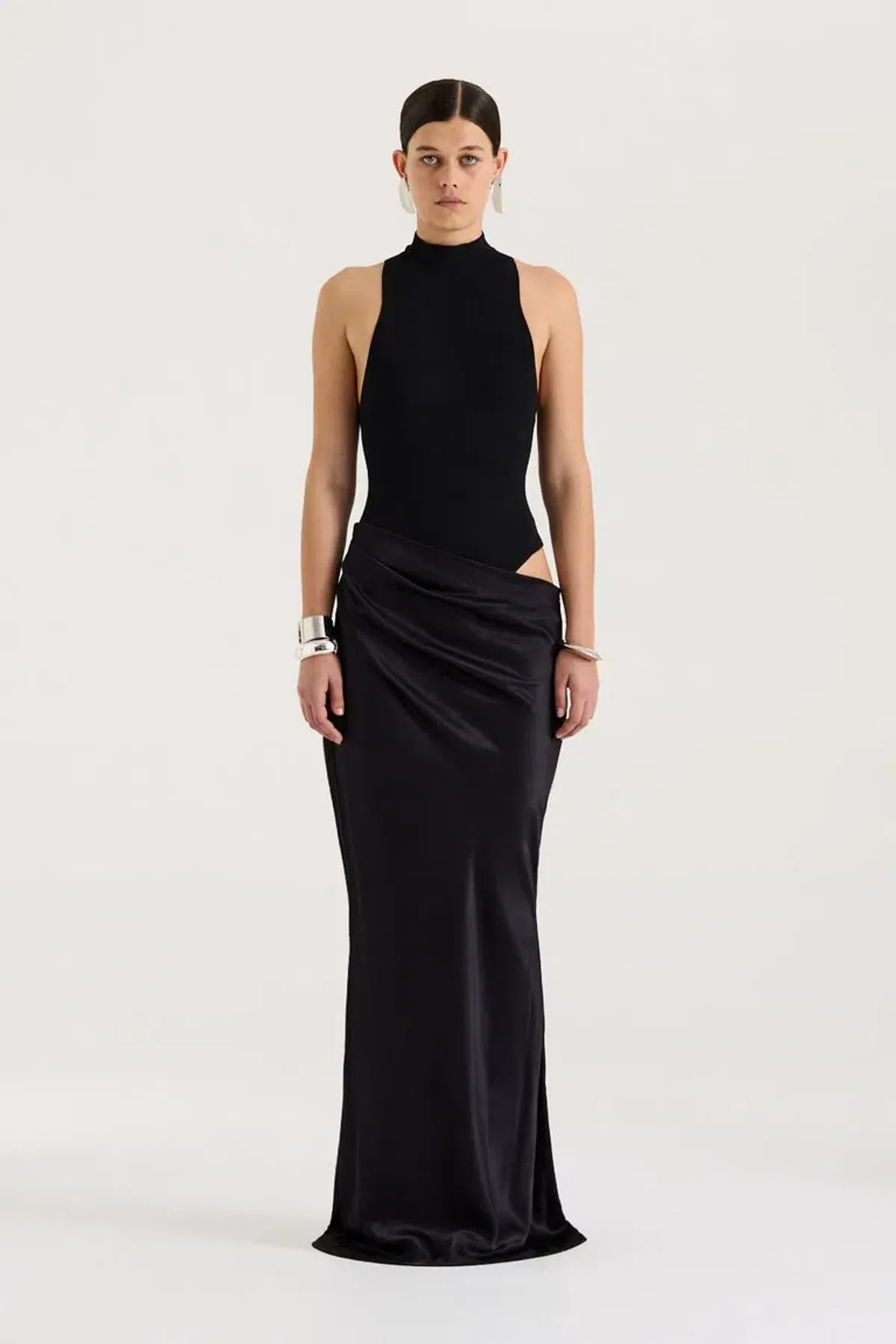 Henne Soraia Maxi Dress Black Size 8 - Image 1