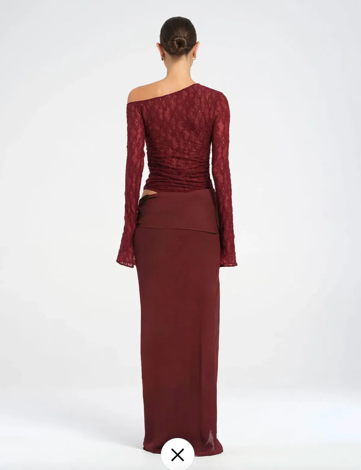 Benni Nova Maxi Dress Red Size 8 - Image 3