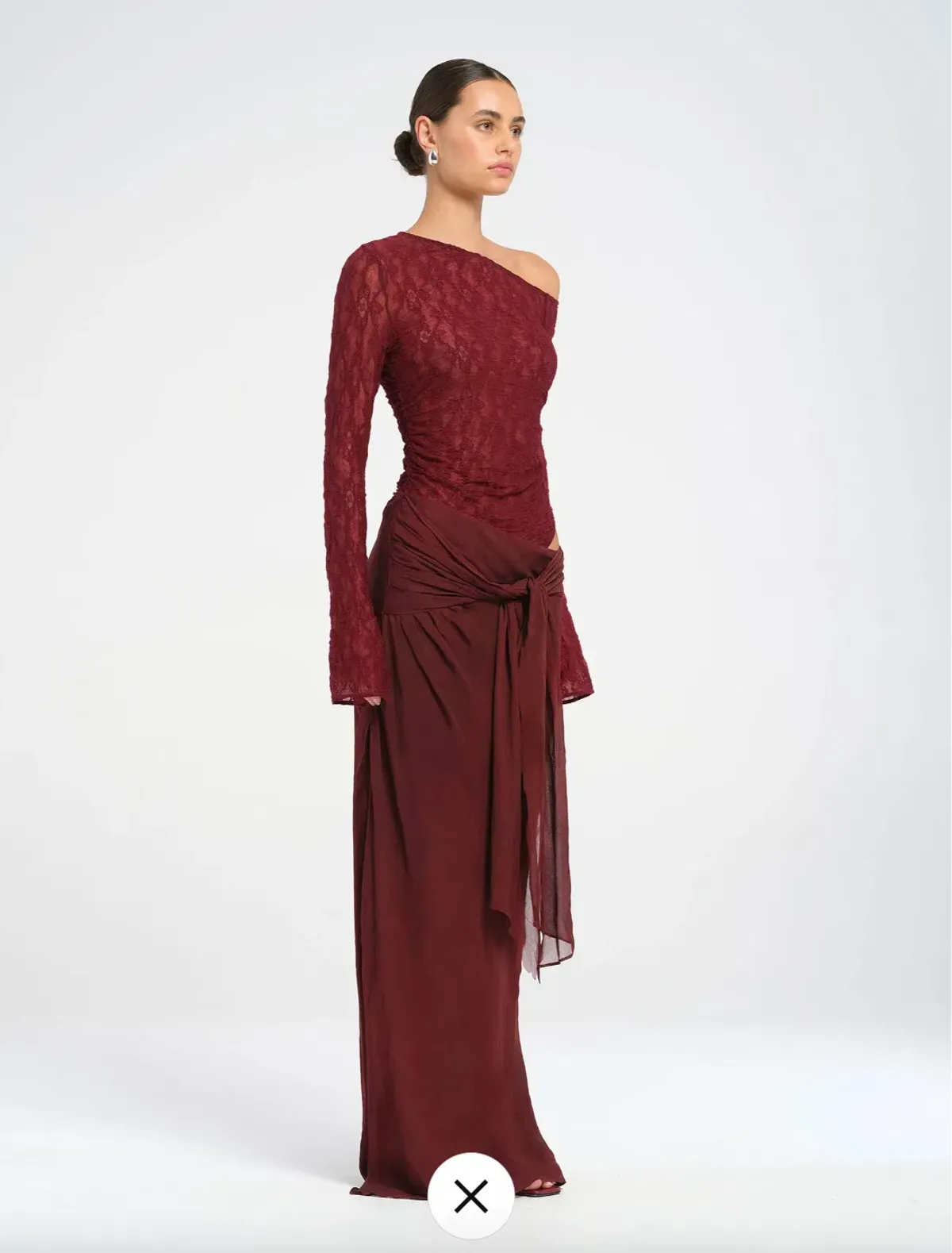 Benni Nova Maxi Dress Red Size 8 - Image 2