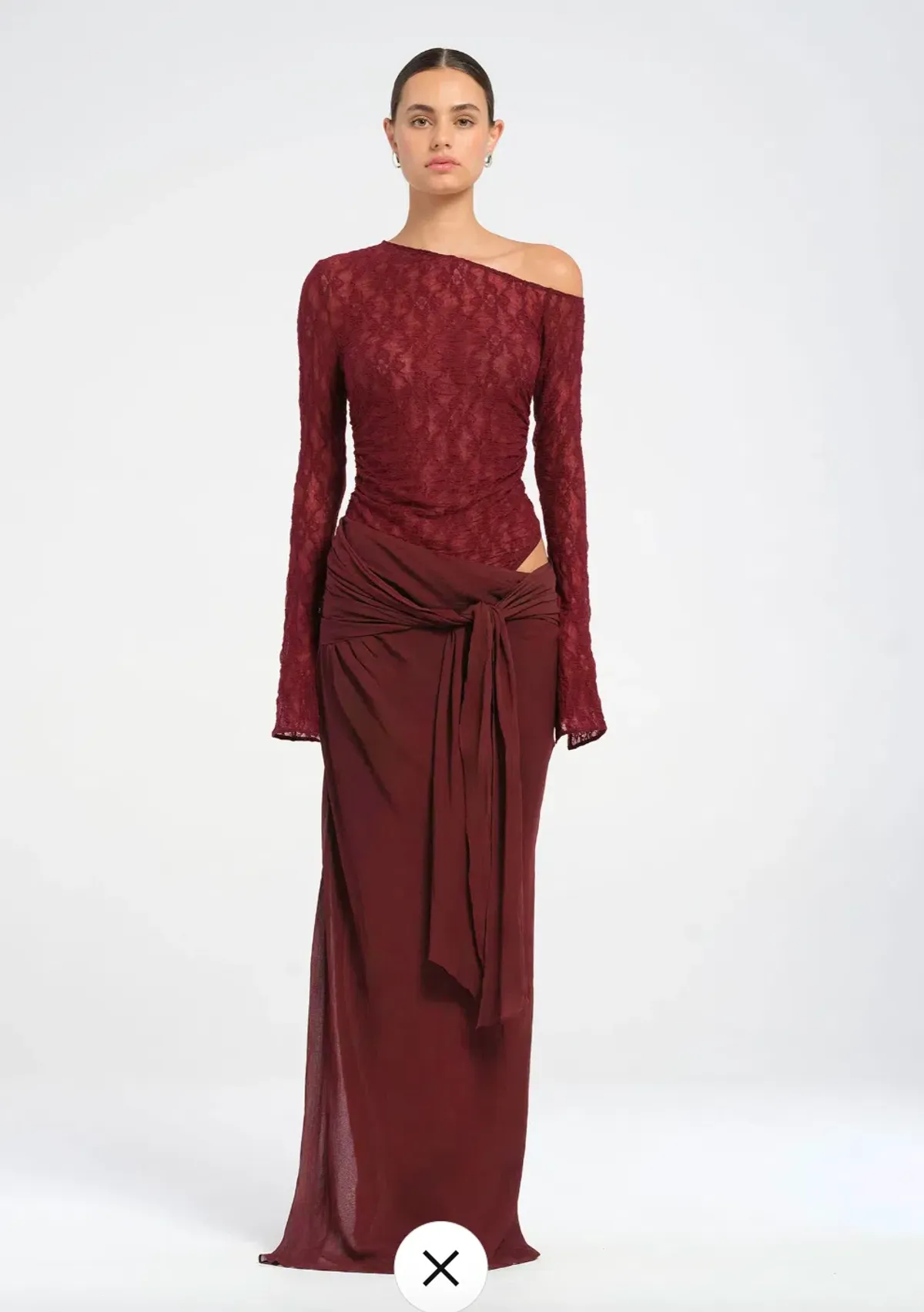Benni Nova Maxi Dress Red Size 8 - Image 1