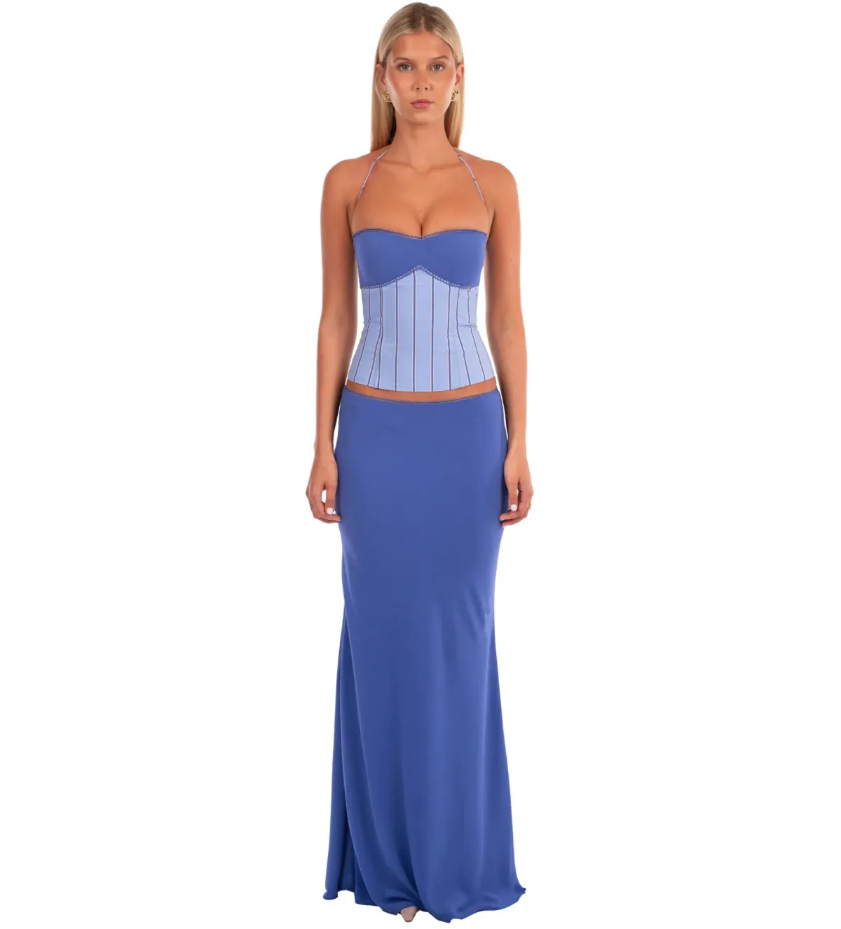I Am Delilah Angelina Corset & Maxi Skirt in Bluebell Size S / AU 8 - Image 1