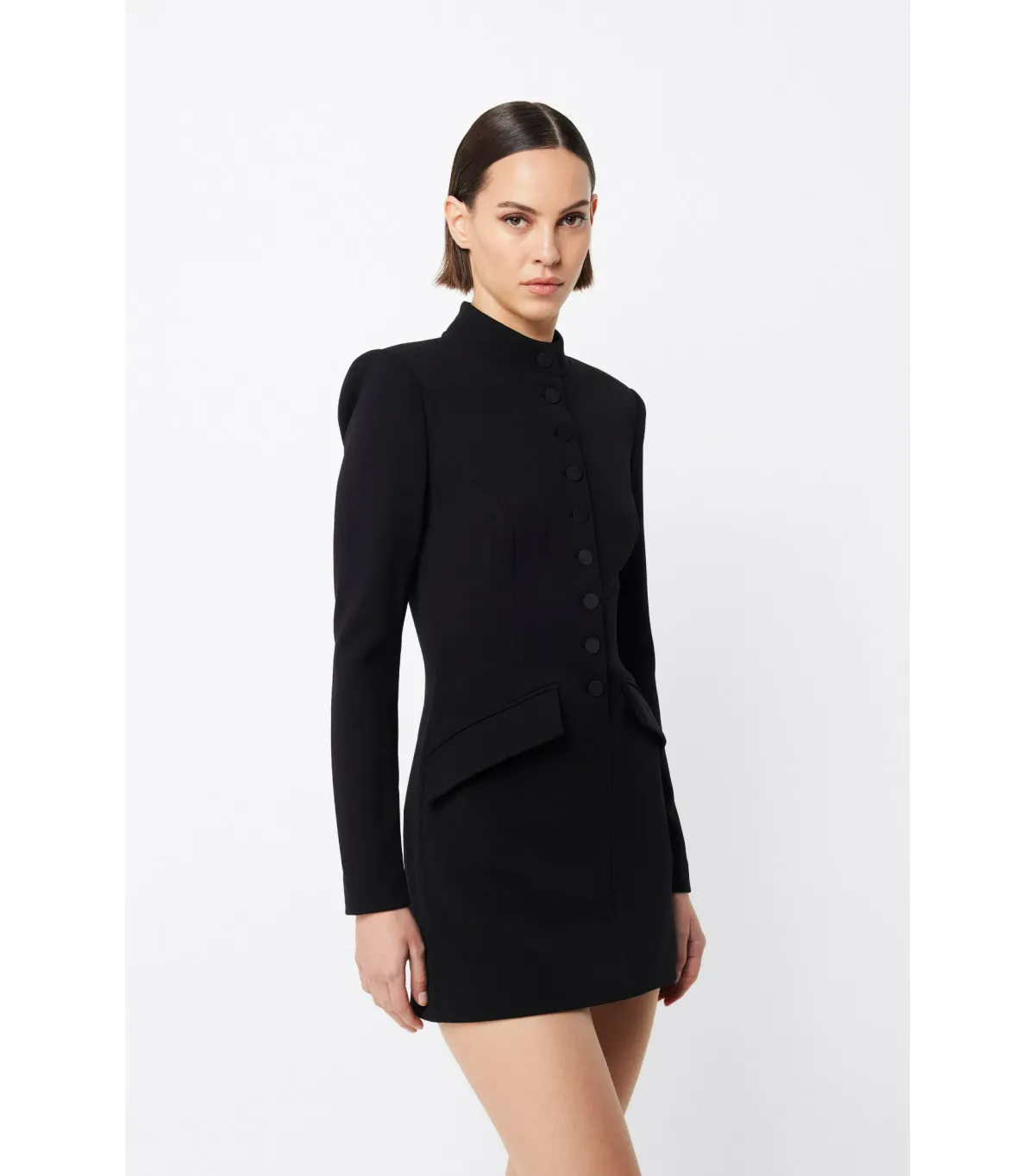 Mossman Network Mini Dress Black Size AU 12 - Image 3