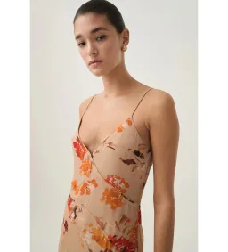 Aje Exurbia Seamed Midi Dress Meadow Blooms Size AU 10 for rent on The Volte - image 5