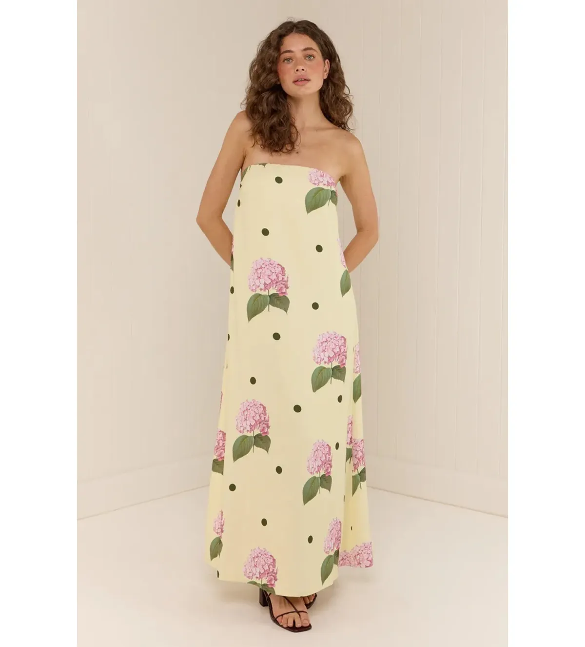 Palm Noosa Alessia Maxi Dress Portofino Polka Dot Size AU 10 - Image 1
