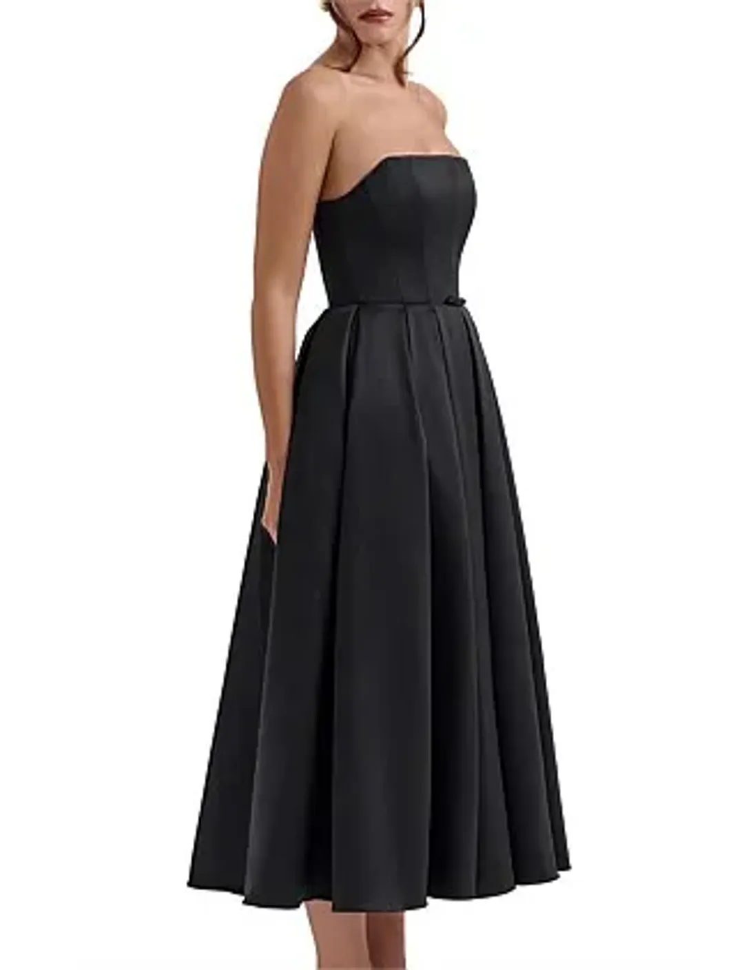 House Of CB Contessa Midi Dress Black Size AU 6 for rent on The Volte - main image
