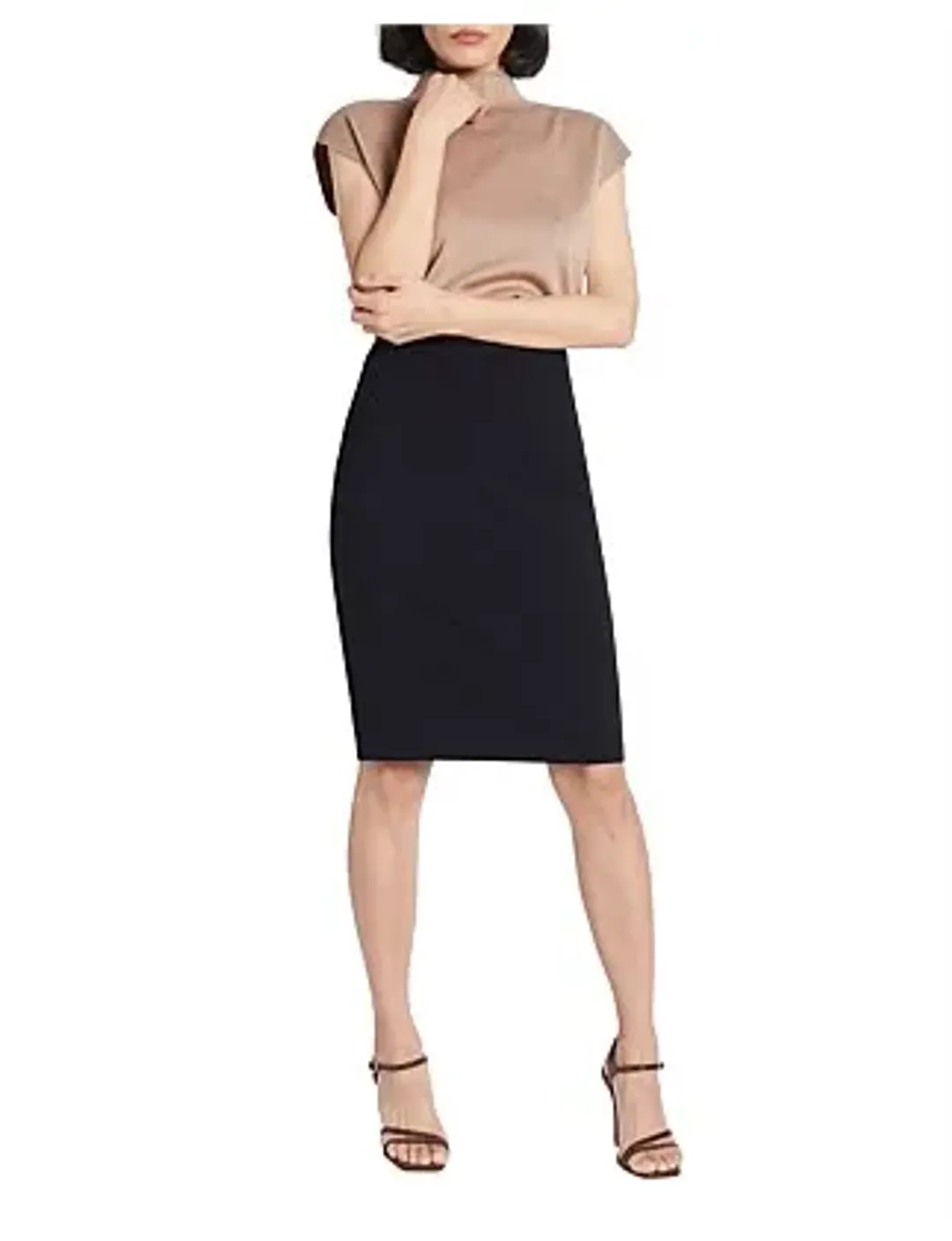 David Lawrence Stevie Pencil Skirt Black Size 6/XXS for rent on The Volte - main image