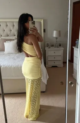 Deconduarte Paridiso Maxi Dress Yellow Size XS/6 for rent on The Volte - image 5