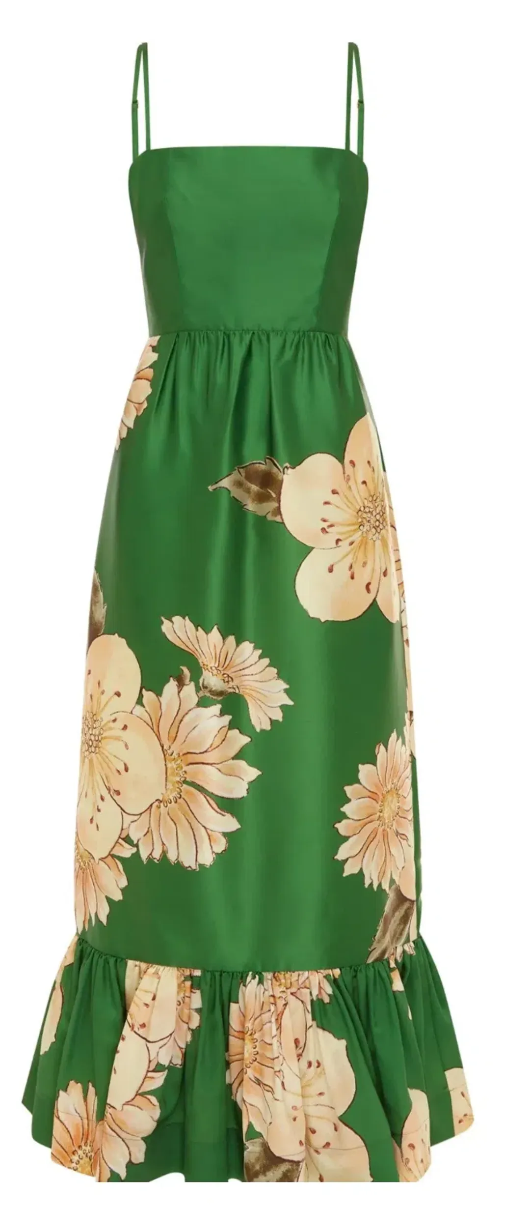Alemais Sage Midi Dress Green Size 12 for rent on The Volte - main image