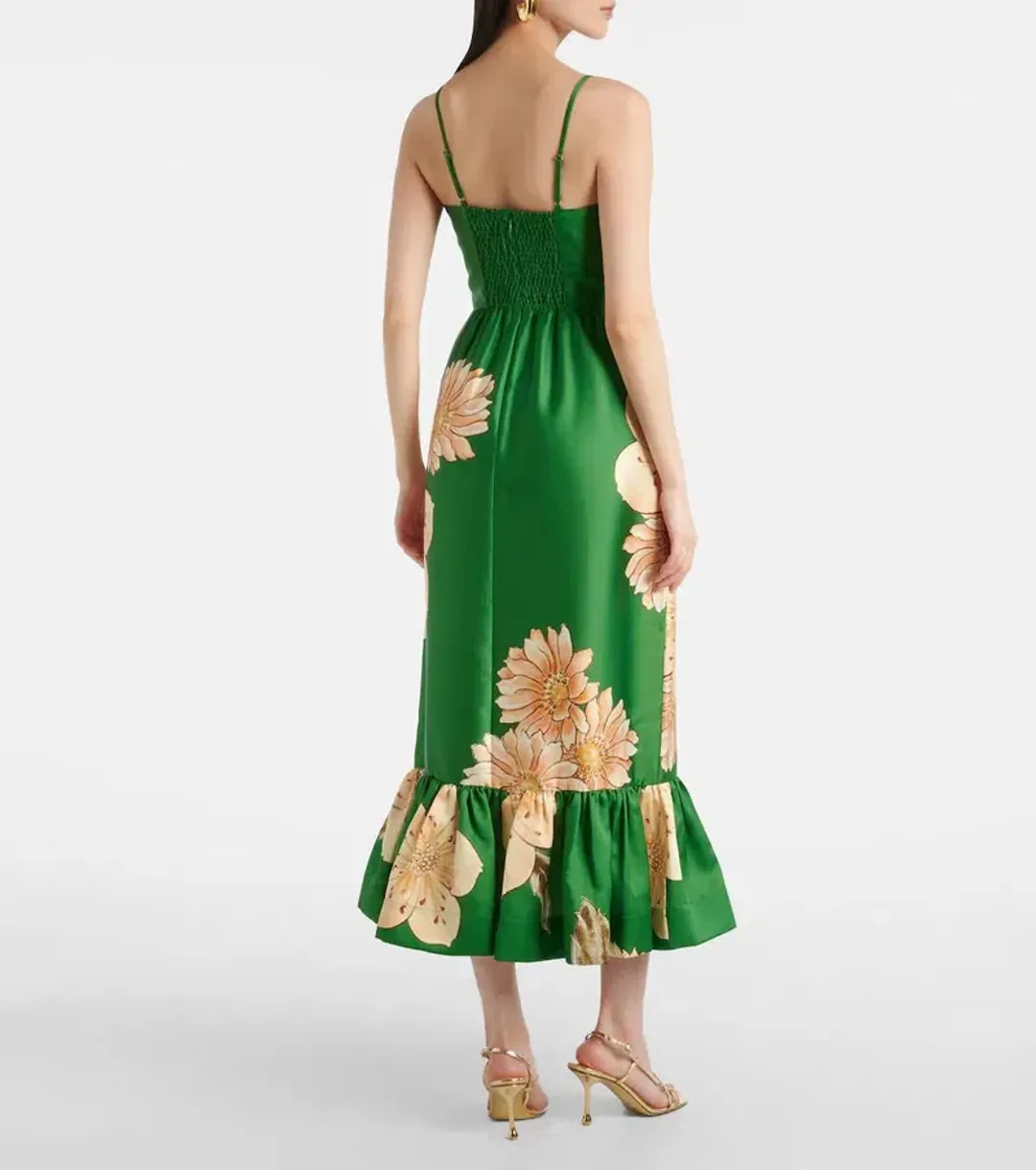 Alemais Sage Midi Dress Green Size 12 for rent on The Volte - main image