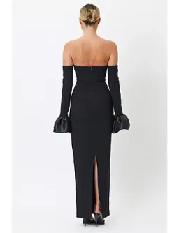 Bianca and Bridgett Adrianna Maxi Dress Black Size 10/L for rent on The Volte - image 2