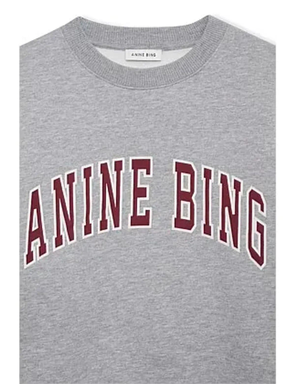 Anine Bing SPENCER CREWNECK SWEATSHIRT Size 8/XS - Image 1