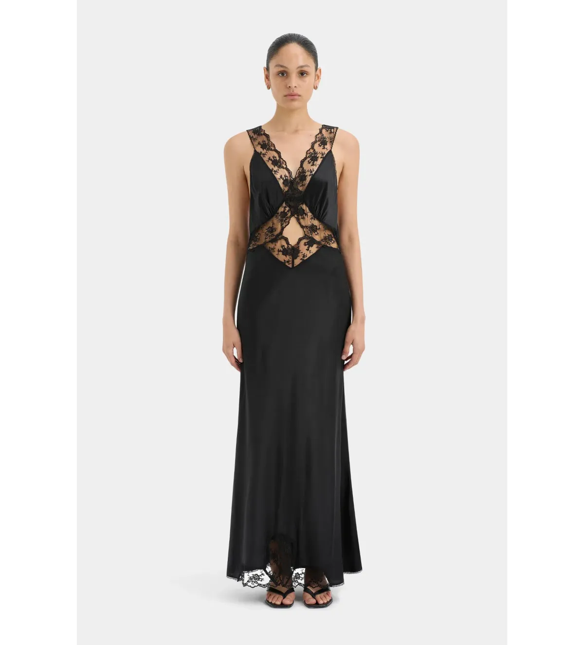 Sir the Label Aries Cut Out Gown Black Size 1 AU 8 - Image 1