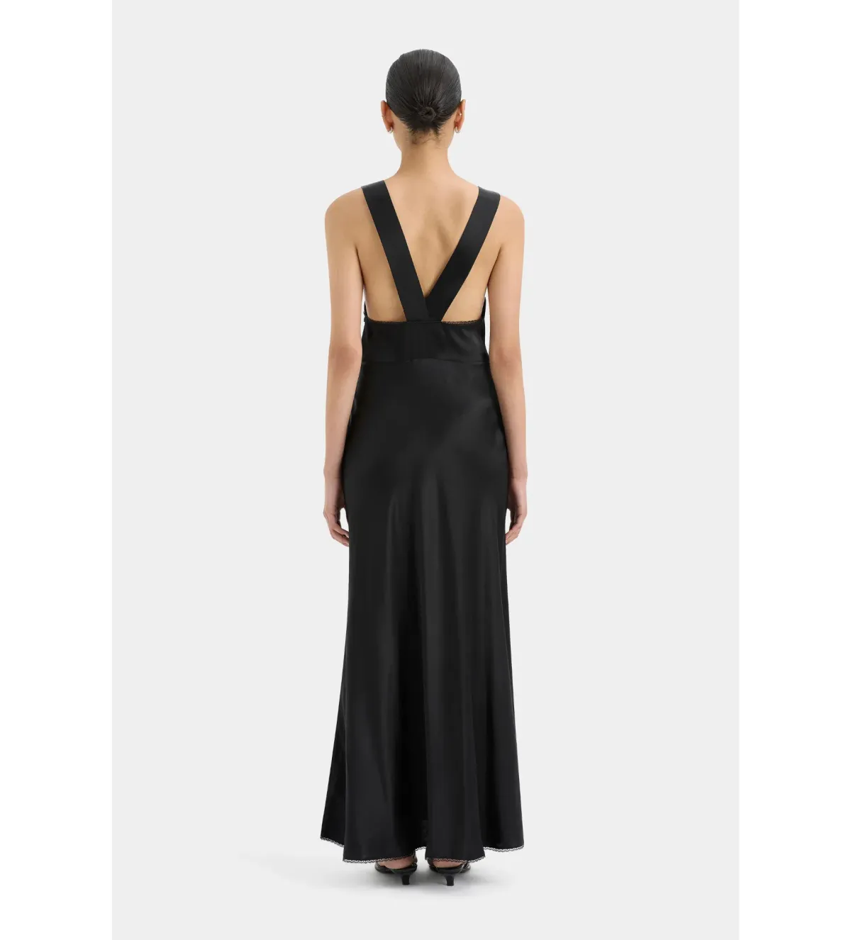 Sir the Label Aries Cut Out Gown Black Size 1 AU 8 - Image 3