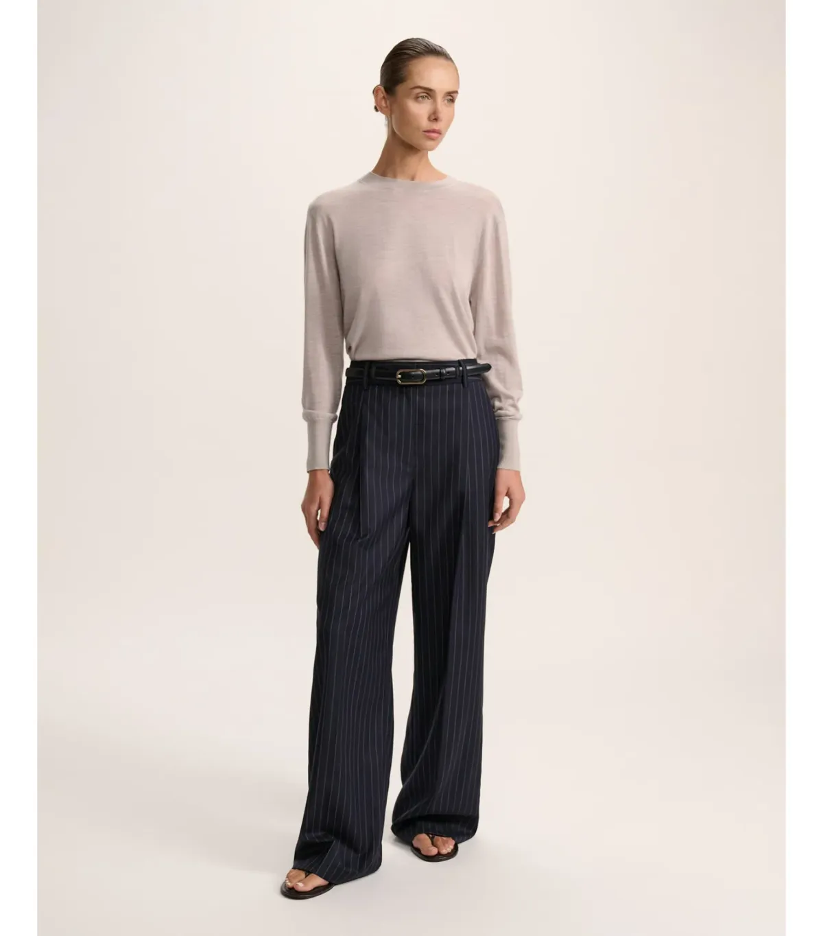 Saba Franka Crew Knit in Mink Size S / AU 10 - Image 1
