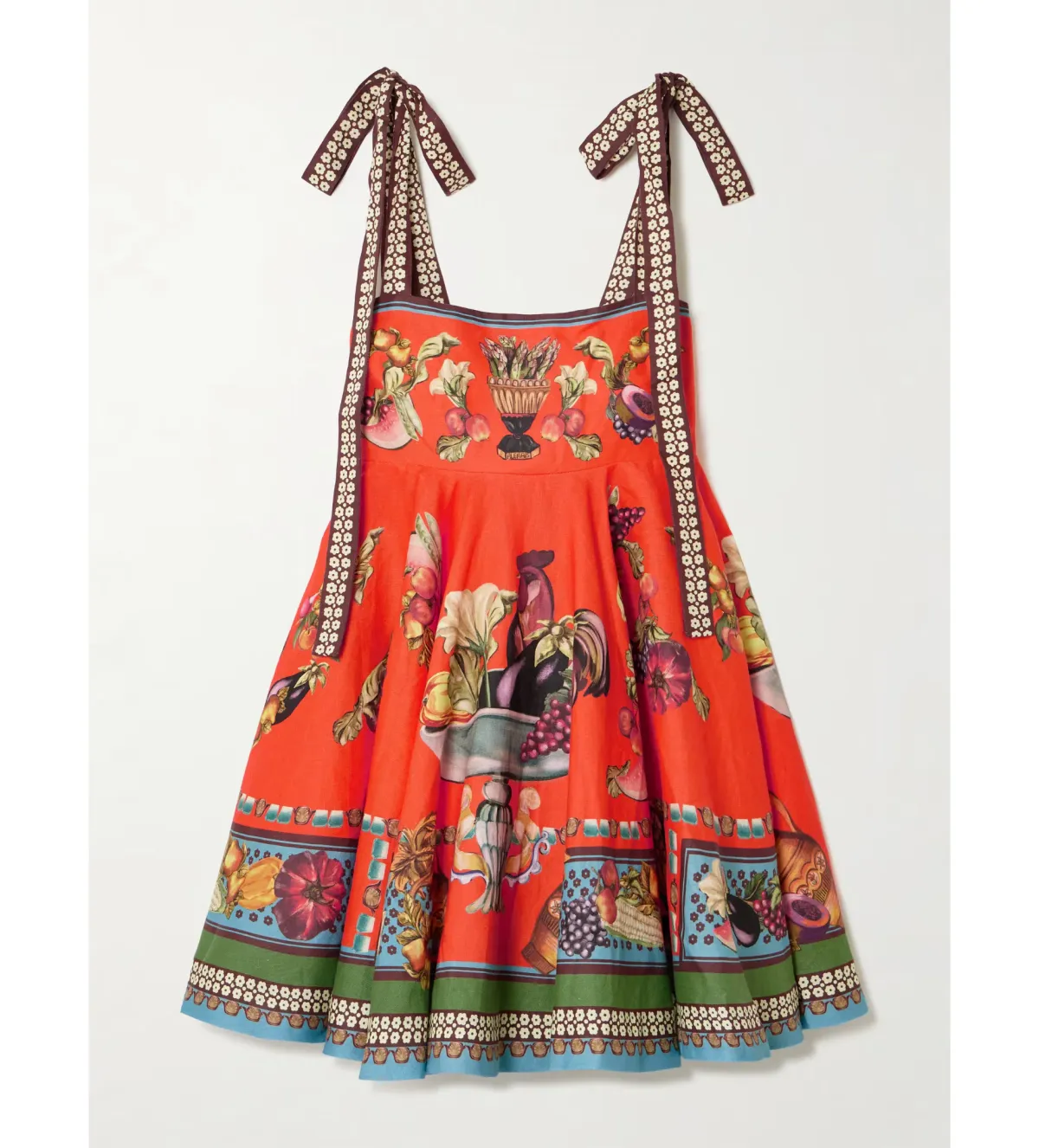 Alemais Rocco Mini Sundress in Orange Print Size AU 8 - Image 5
