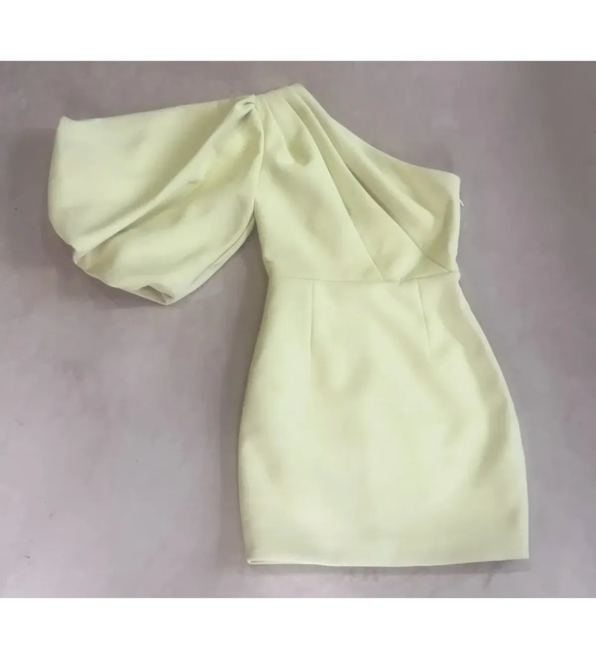 Mossman One Desire Mini Dress Lemon Size S AU 8 for rent on The Volte - main image