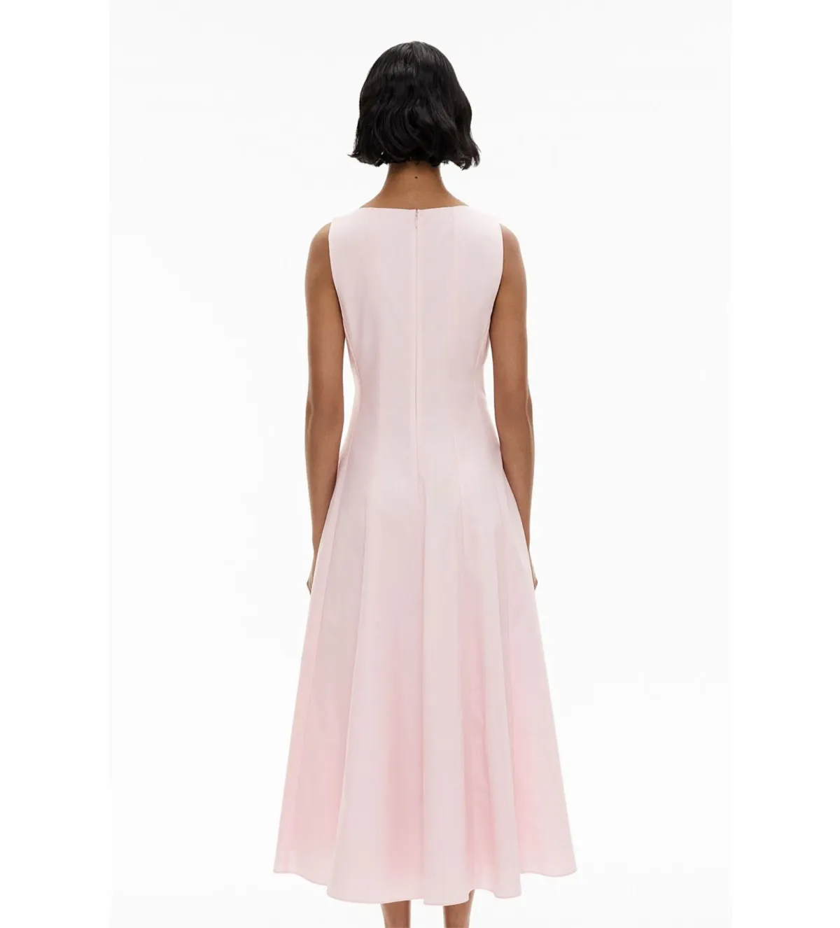 Witchery Panelled Midi Dress Powder Size AU 8 - Image 3