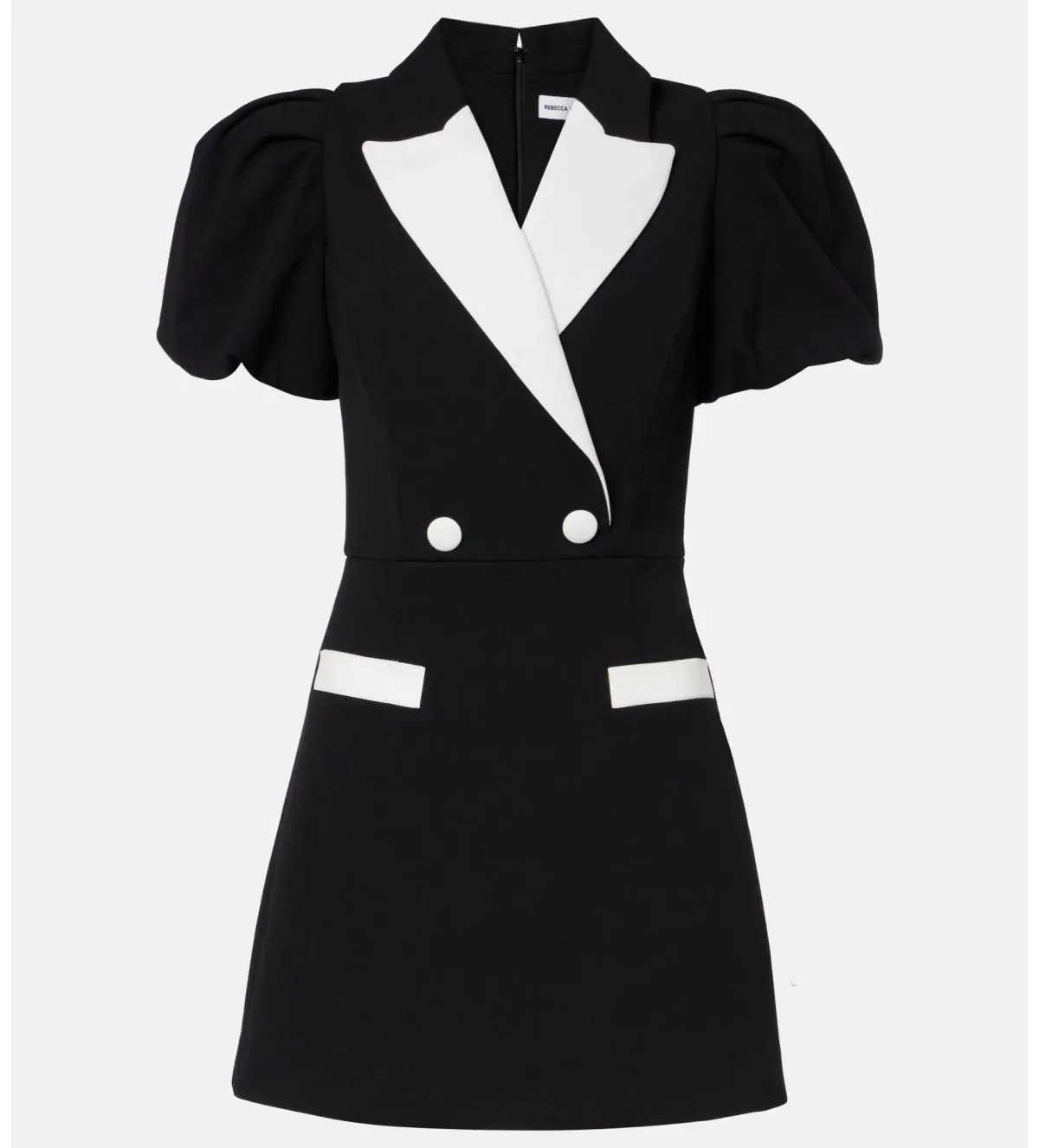 Rebecca Vallance Emma Mini Dress Black Size AU 10 - Image 6