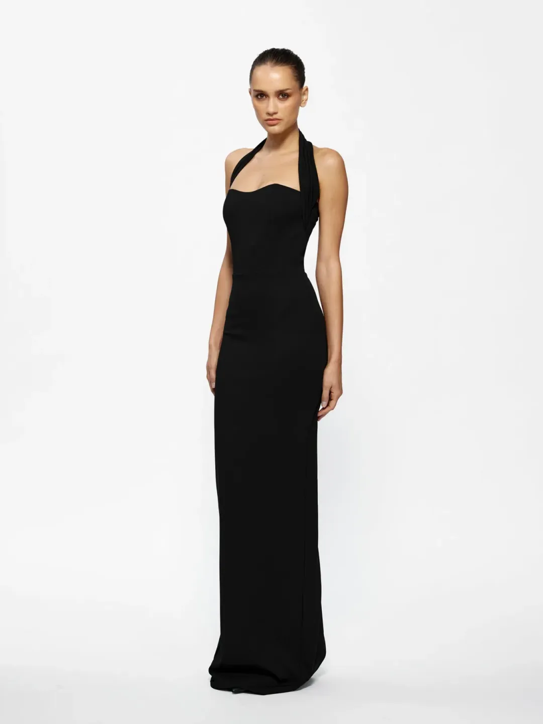 Effie Kats Marian Gown in Black Size 10 for rent on The Volte - main image