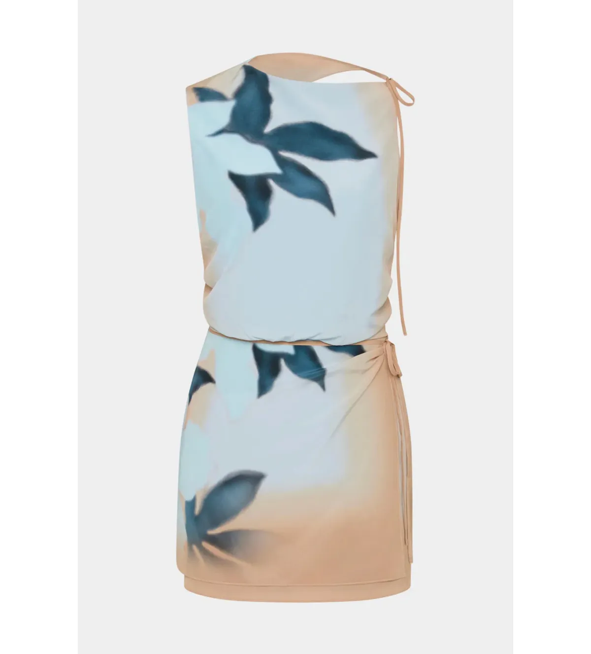 Sir The Label Serene Mini Dress Sequoia Blue Floral Size 1/AU 8 - Image 4