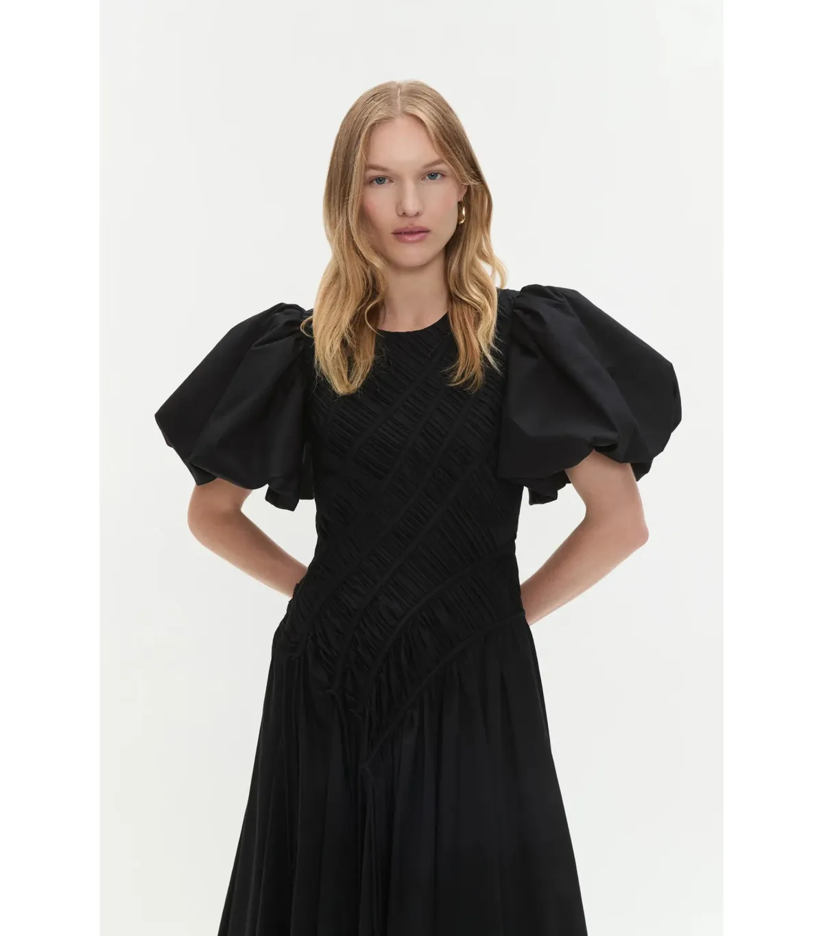 Aje Wisteria Midi Dress Black Size AU 8 - Image 4
