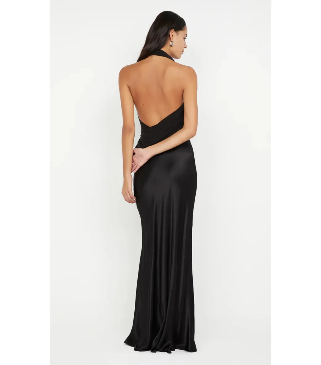 Bec + Bridge Ida Halter Maxi Dress Black Size 8 for rent on The Volte - main image