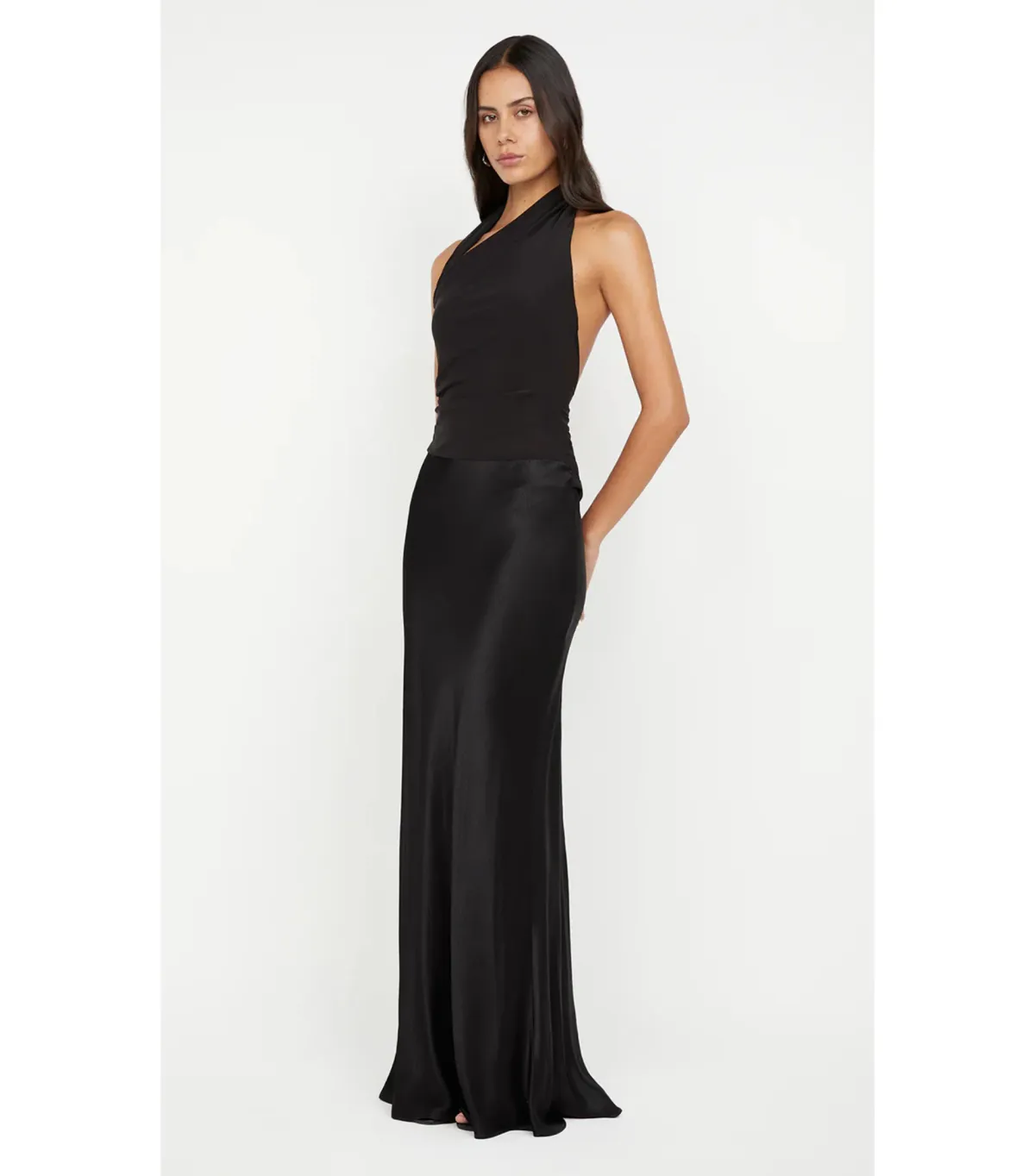 Bec + Bridge Ida Halter Maxi Dress Black Size 8 - Image 2