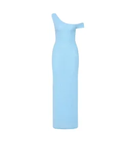 Isabelle Quinn Tula Maxi Dress Blue Sequin Size 6 for rent on The Volte - image 4