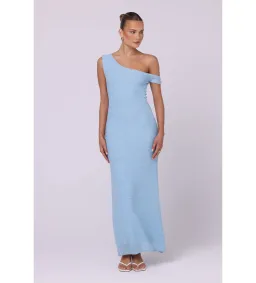 Isabelle Quinn Tula Maxi Dress Blue Sequin Size 6 for rent on The Volte - image 1