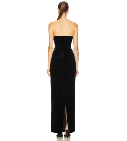 Rachel Gilbert Claudine Maxi Gown in Black Size AU8 for rent on The Volte - image 3
