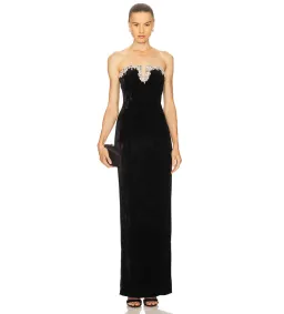 Rachel Gilbert Claudine Maxi Gown in Black Size AU8 for rent on The Volte - image 1