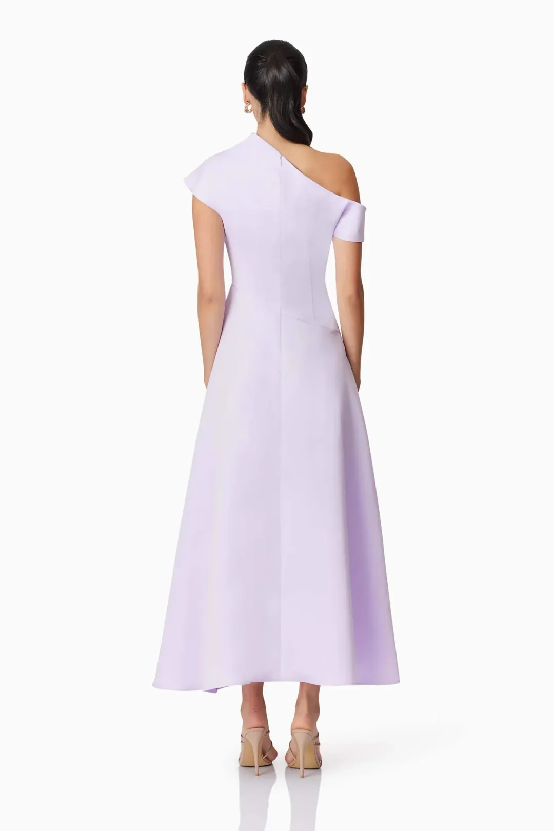 Elliatt Marissa One Shoulder Gown Purple Size 12/L for rent on The Volte - main image