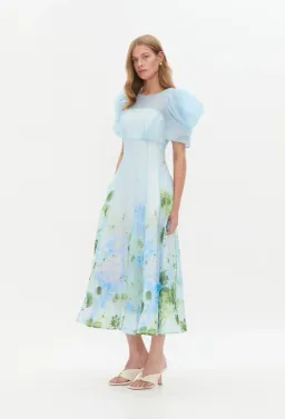 Aje Clementine Midi Dress Floral Size 10 for rent on The Volte - image 3