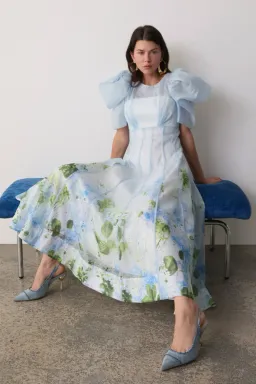 Aje Clementine Midi Dress Floral Size 10 for rent on The Volte - image 6