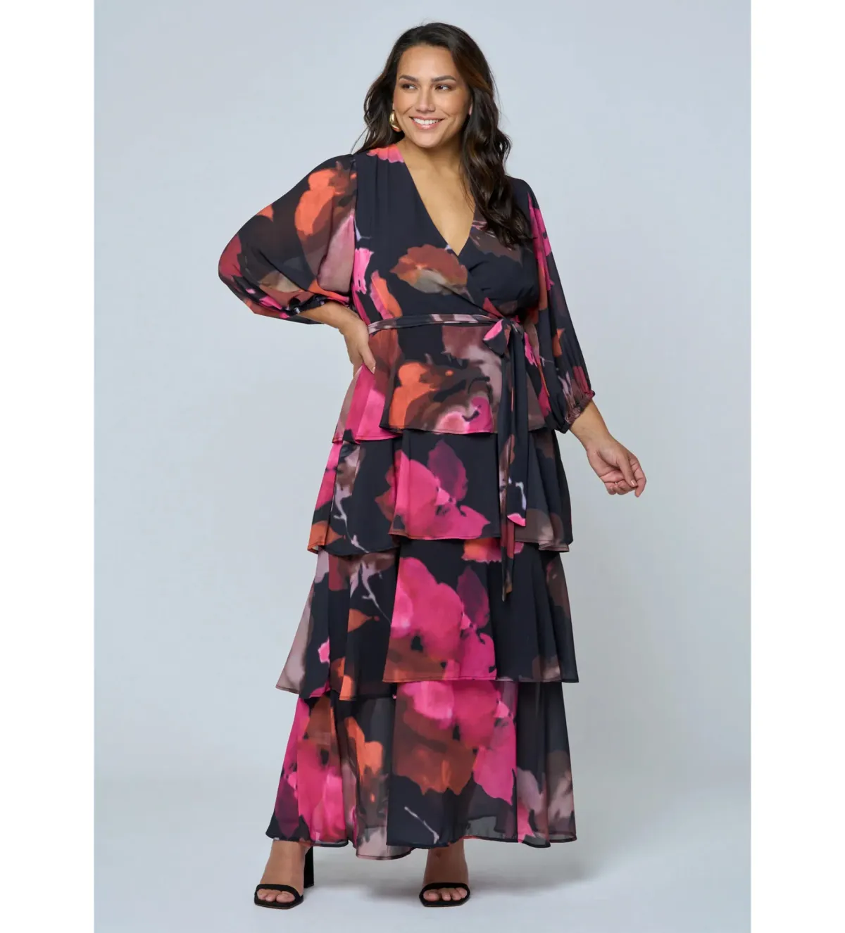 Curve Project Temptress Dress in Pink Dusk Size 22 for rent on The Volte - main image