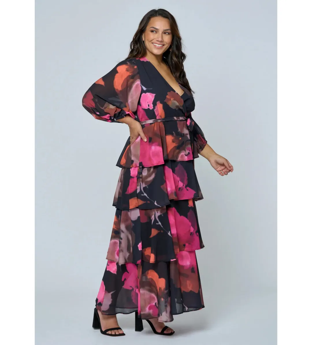Curve Project Temptress Dress in Pink Dusk Size 22 for rent on The Volte - main image