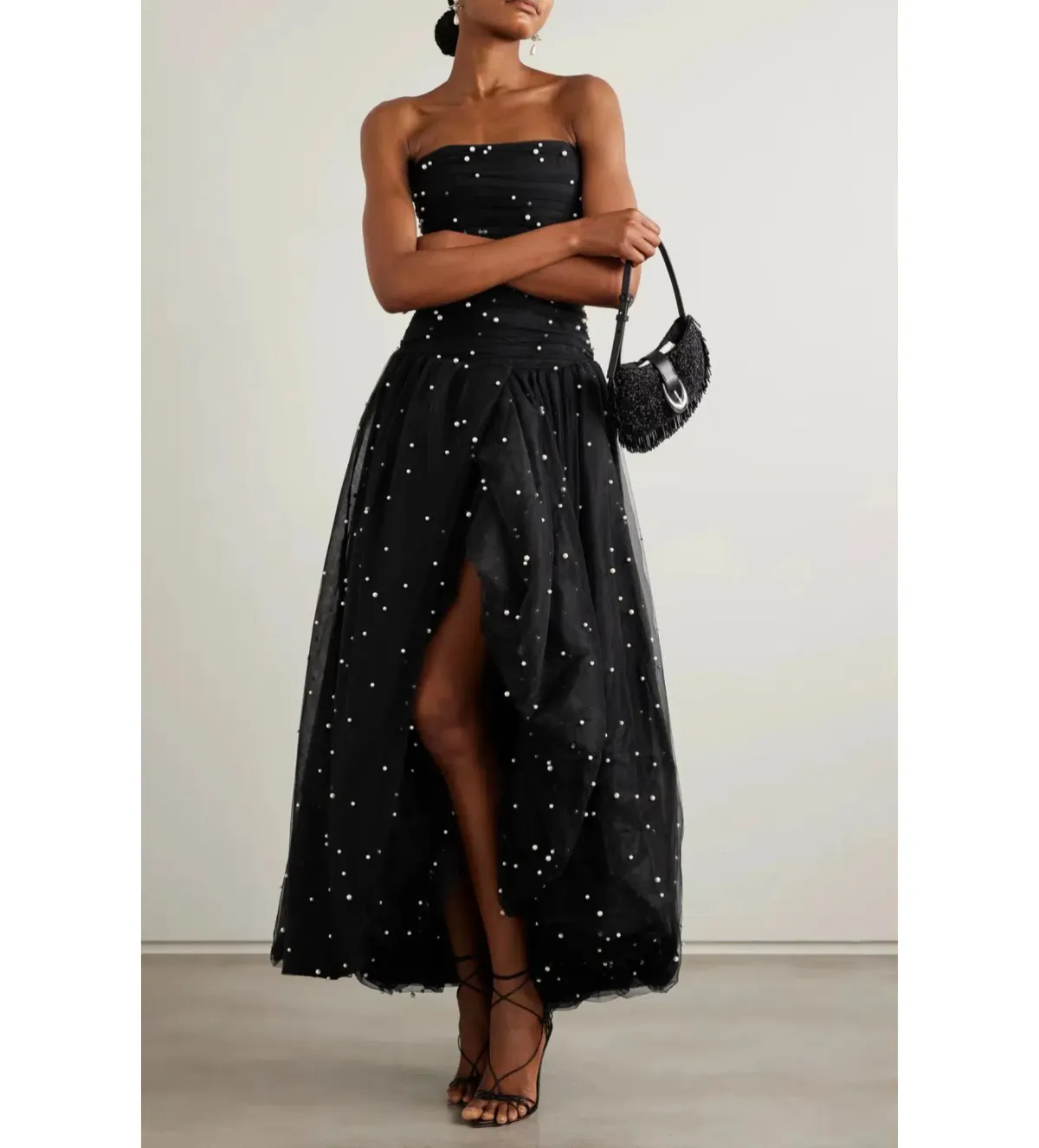 Aje Juniper Gown Black Size L AU 12 - Image 1