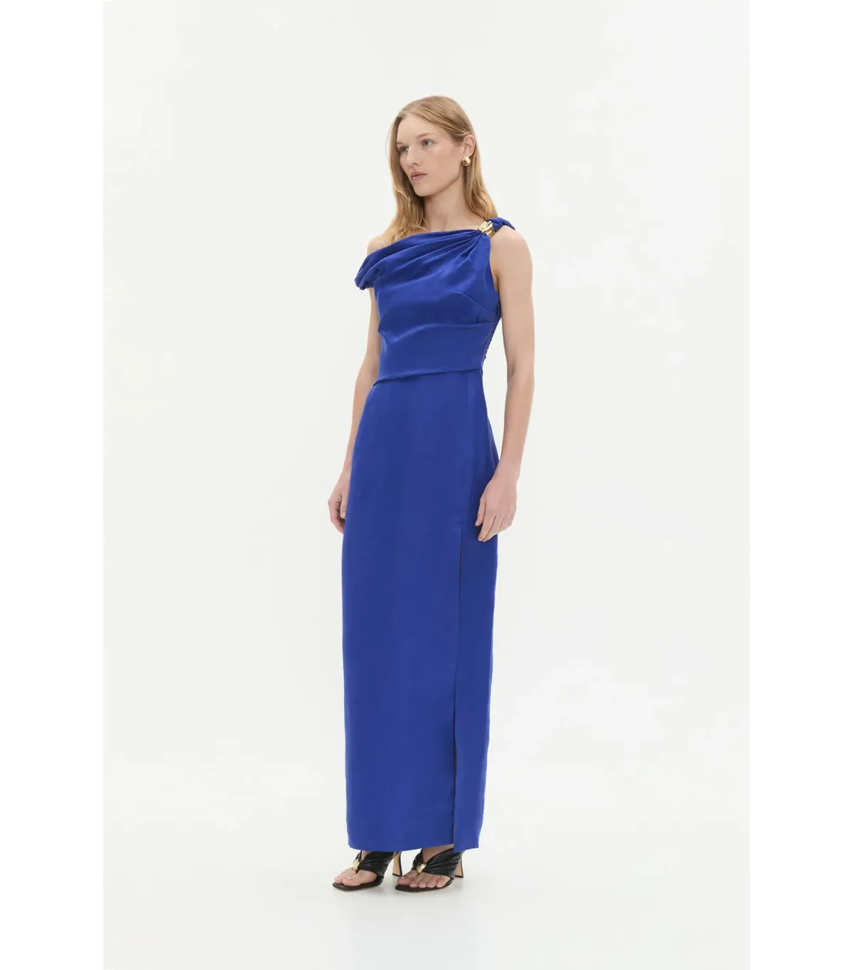 Aje Bridgette Maxi Dress Bright Blue Size AU 10 - Image 2