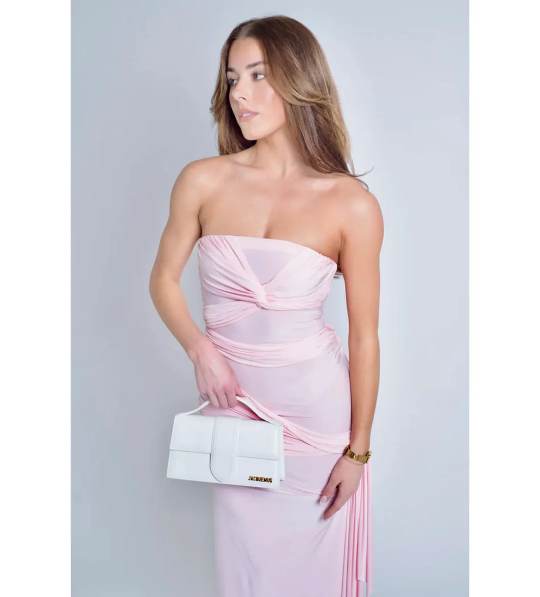 Natalie Rolt Miranda Gown in Blossom , Pink Size 6 for rent on The Volte - main image