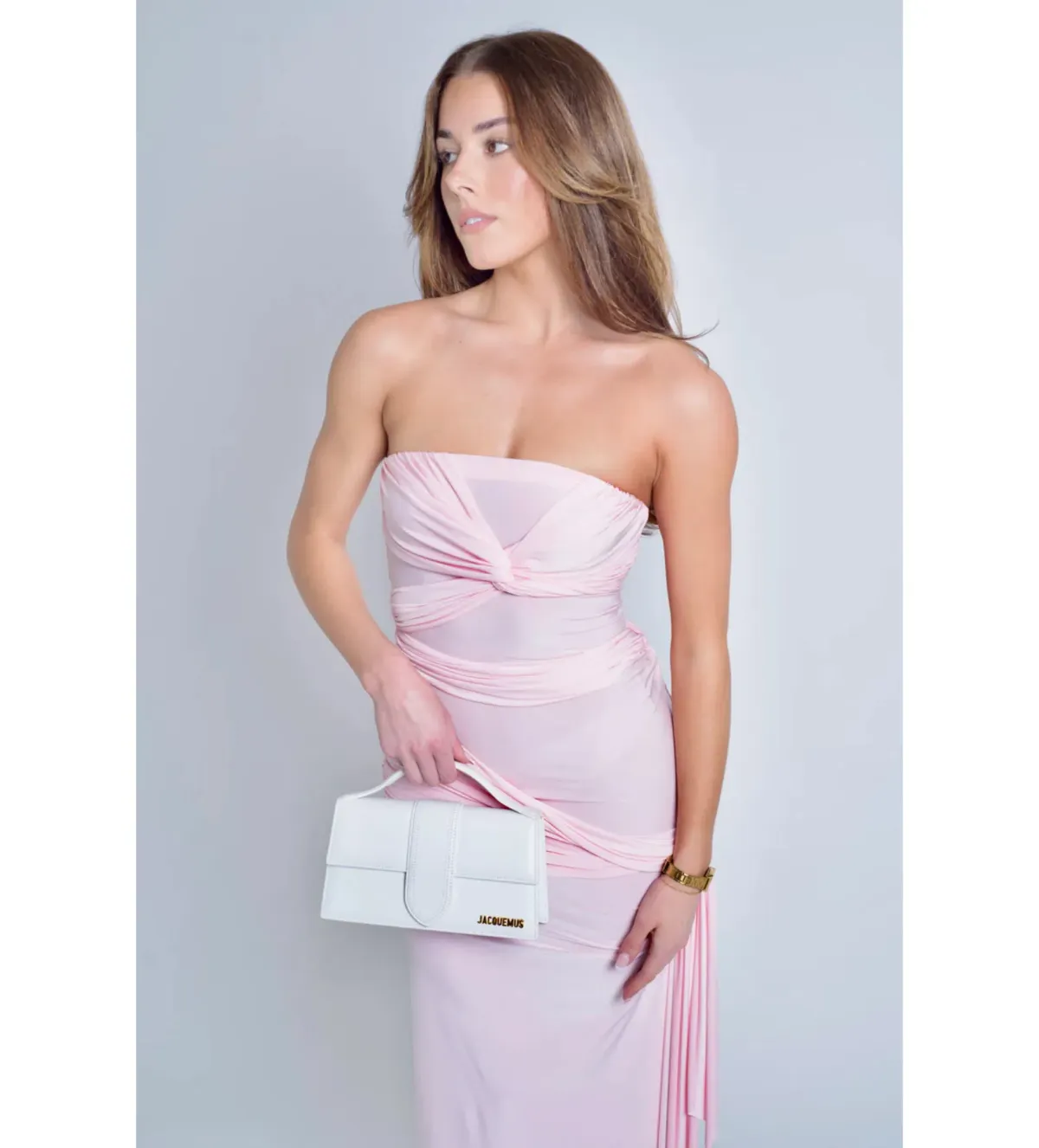 Natalie Rolt Miranda Gown in Blossom , Pink Size 6 - Image 3